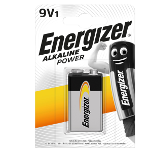 ENERGIZER ALKALINE POWER BATTERIA TRANSISTOR 9 V